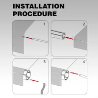 18 Ft Gray Fade Awning Vinyl Replacement Fabric Caravan Roll Out Awning - image 12