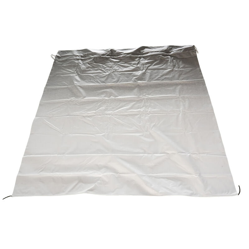 9 Ft Gray Fade Awning Vinyl Replacement Fabric Caravan Roll Out Awning - image 1