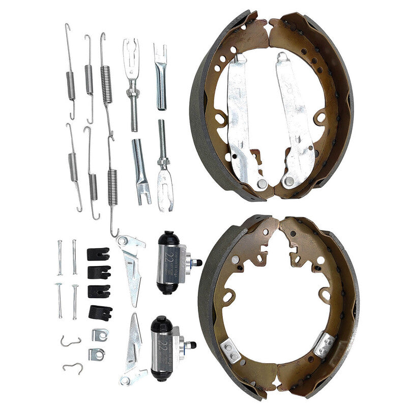 Rear Brake Shoes + Wheel Cylinders Adjuster Kit Fit For Toyota Hilux GUN126R KUN26 2015-2019 - image 1