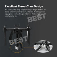 3 Jaw Pilot Bearing Puller Inner Wheel Gear Extractor Bushing Remover Tool Kit - view 4