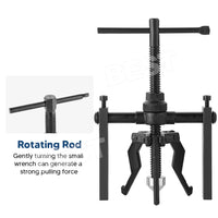 3 Jaw Pilot Bearing Puller Inner Wheel Gear Extractor Bushing Remover Tool Kit - view 5