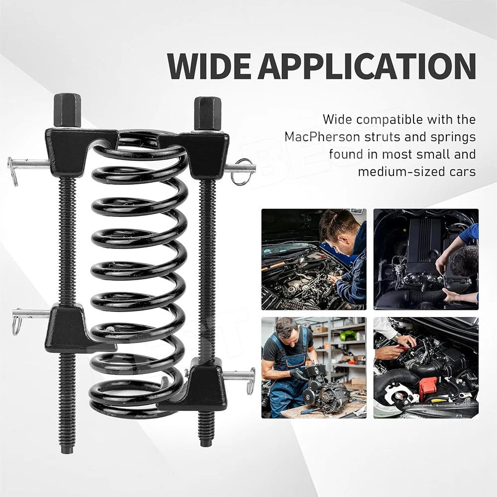 2X Coil Spring Compressor Heavy Duty Car Truck Auto Tool Strut Clamp Tool Set - view 6