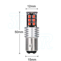 2X BAY15D 1157 P21/15W RED 15 For SAMSUNG 2835 LED BRAKE STOP TAIL LIGHT BULB - view 7