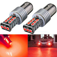 2X BAY15D 1157 P21/15W RED 15 For SAMSUNG 2835 LED BRAKE STOP TAIL LIGHT BULB - view 9