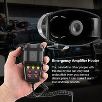 12V Air Horn Siren Megaphone Loud+MIC Speaker 5 Sounds Car Vehicle Truck Van - view 2
