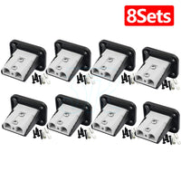 UP 8Set Flush Mount 50Amp Anderson Plug Mounting Bracket Panel Cover for Caravan - view 12