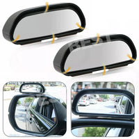 2x Adjustable Blind Spot Wide Angle Rear View Side Mirror for Universal Car - view 1