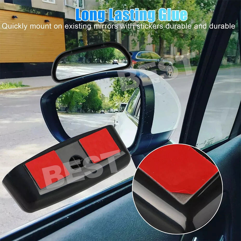 2x Adjustable Blind Spot Wide Angle Rear View Side Mirror for Universal Car - view 5