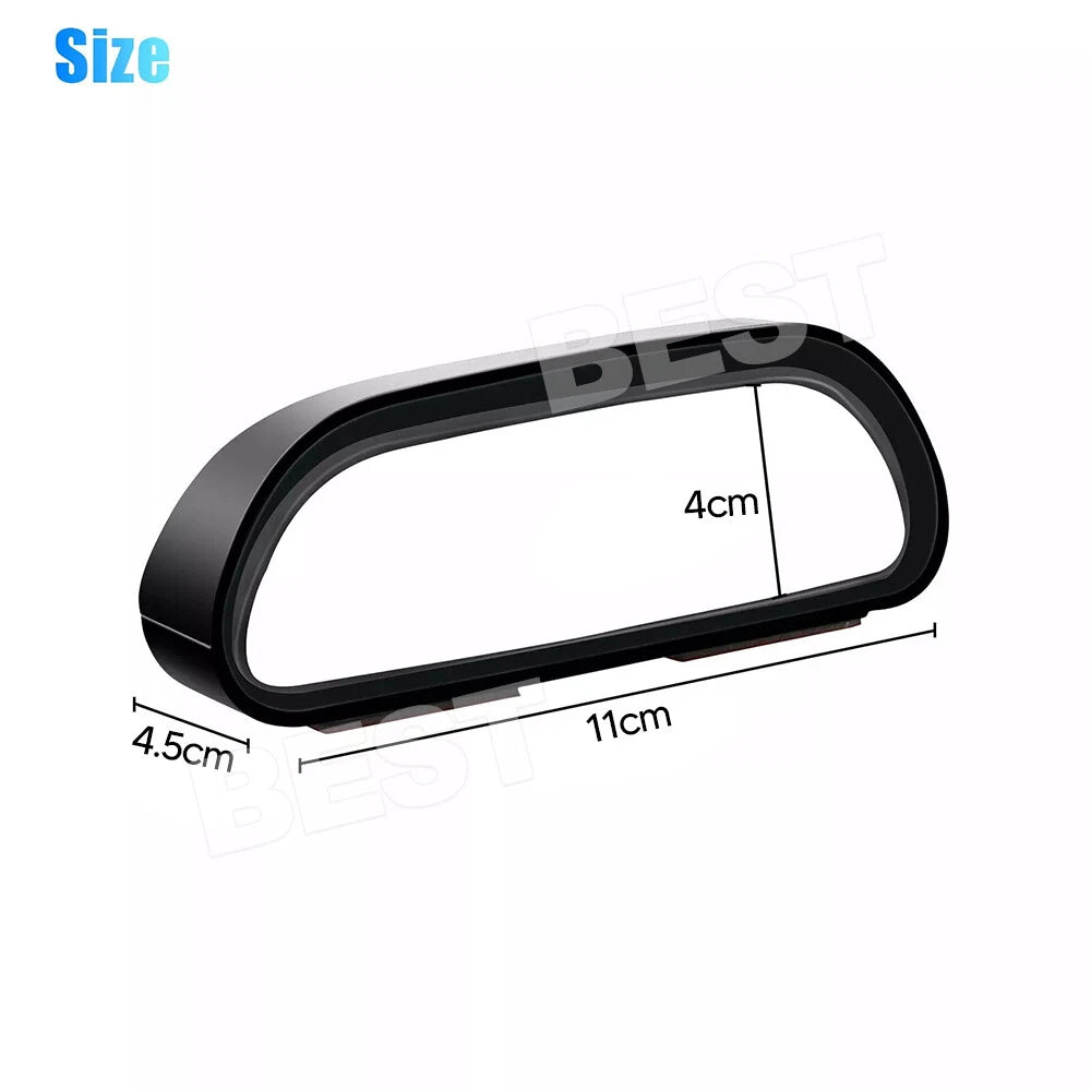 2x Adjustable Blind Spot Wide Angle Rear View Side Mirror for Universal Car - view 8