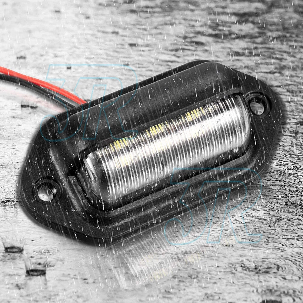 6LED License Number Plate Light Lamps for UTE Truck SUV Lorry RV 12/24V - view 1