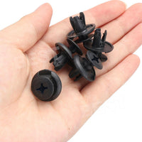 100XCar Plastic 8MM Scrivet Screw Clips Fit Door Boot Trim Panels Bumper Fastene - view 3