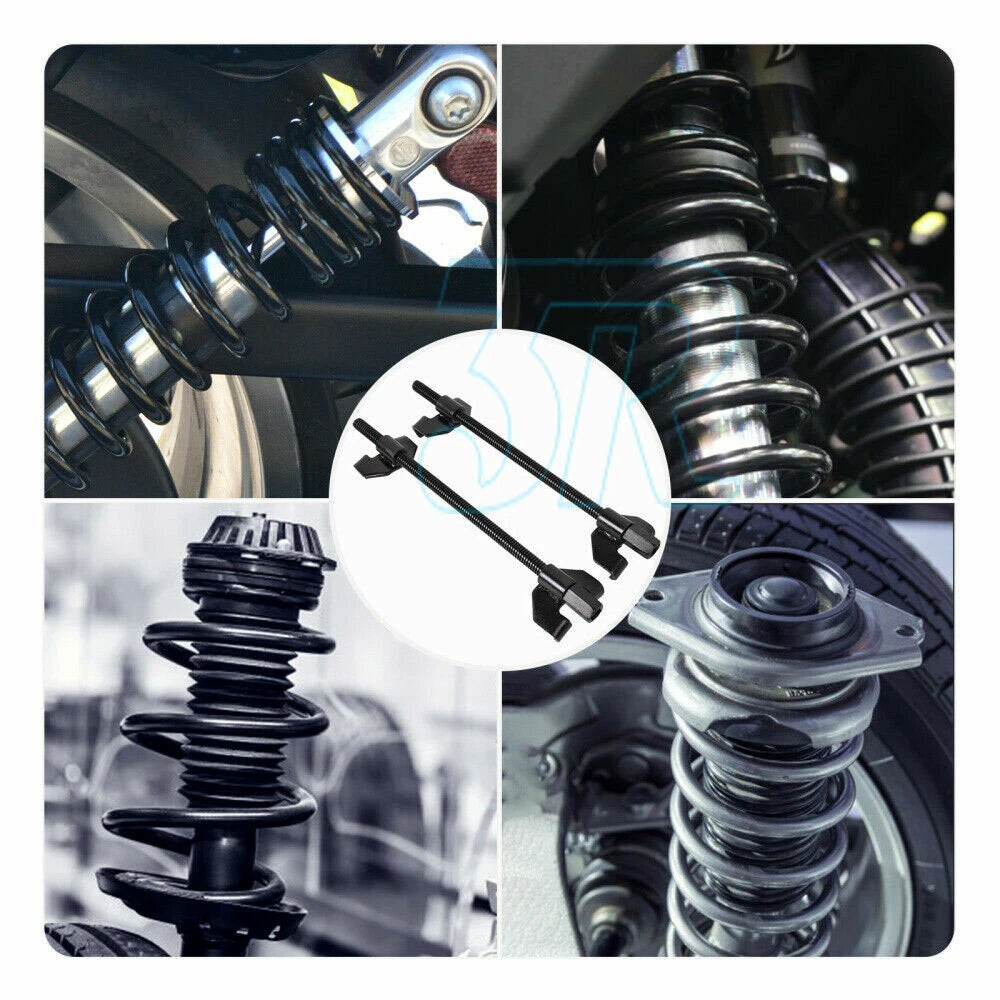 2X Coil Spring Shock Compressor Heavy Auto Remover Installer Suspension Tool Kit - view 7