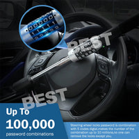 Car Steering Wheel Lock Keyless 5 Coded Combination Locker Security Anti Theft - view 4