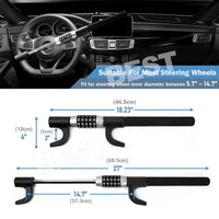 Car Steering Wheel Lock Keyless 5 Coded Combination Locker Security Anti Theft - view 7