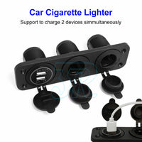 12V Cigarette Lighter Socket Adapter Power Plug DC USB Charger Car Boat Caravan - view 3