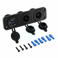 12V Cigarette Lighter Socket Adapter Power Plug DC USB Charger Car Boat Caravan - view 10