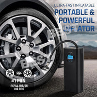 Car Bike Tire Air Inflator Portable Tyre Electric Pump Cordless Rechargeable - view 2