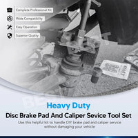 23PCS High Quality Durable Disc Brake Wind Back Tool Kit & Ratchet Caliper - view 3