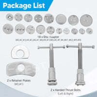 23PCS High Quality Durable Disc Brake Wind Back Tool Kit & Ratchet Caliper - view 8