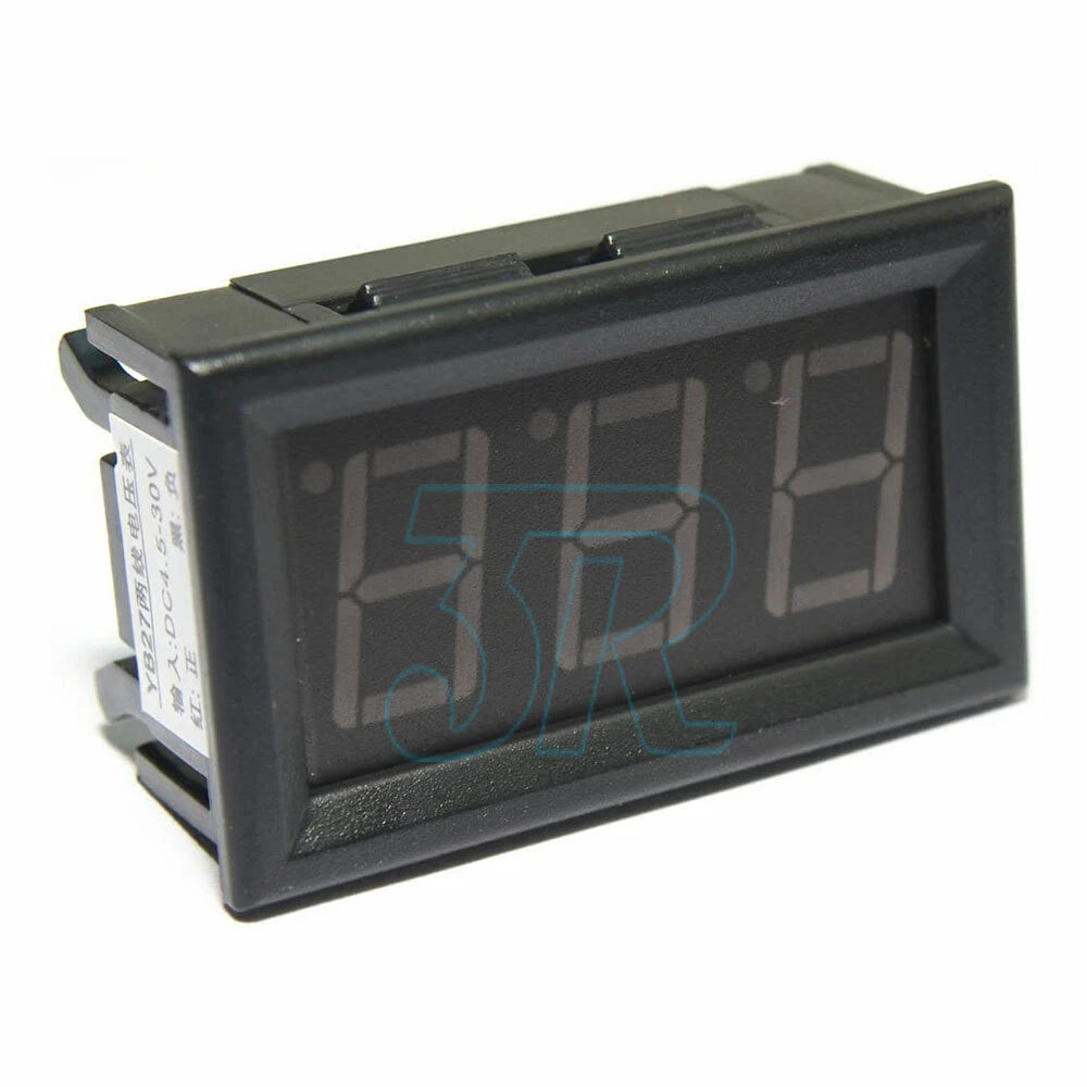 LED Display Digital Voltmeter 0-100V Car Gauge Voltage Volt Panel Meter 3 Wire - view 1
