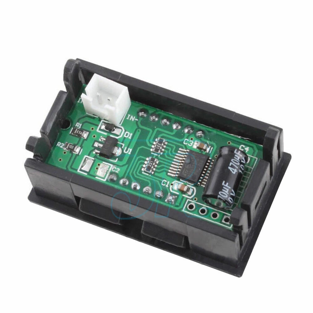 LED Display Digital Voltmeter 0-100V Car Gauge Voltage Volt Panel Meter 3 Wire - view 6