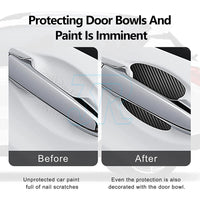 Black/SilverCar Door Handle Protector Film AntiScratch Sticker Accessories Trims - view 6