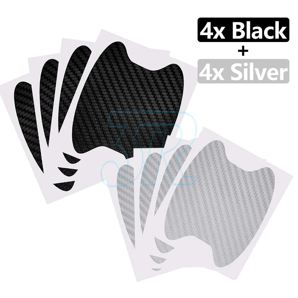 Black/SilverCar Door Handle Protector Film AntiScratch Sticker Accessories Trims - view 12