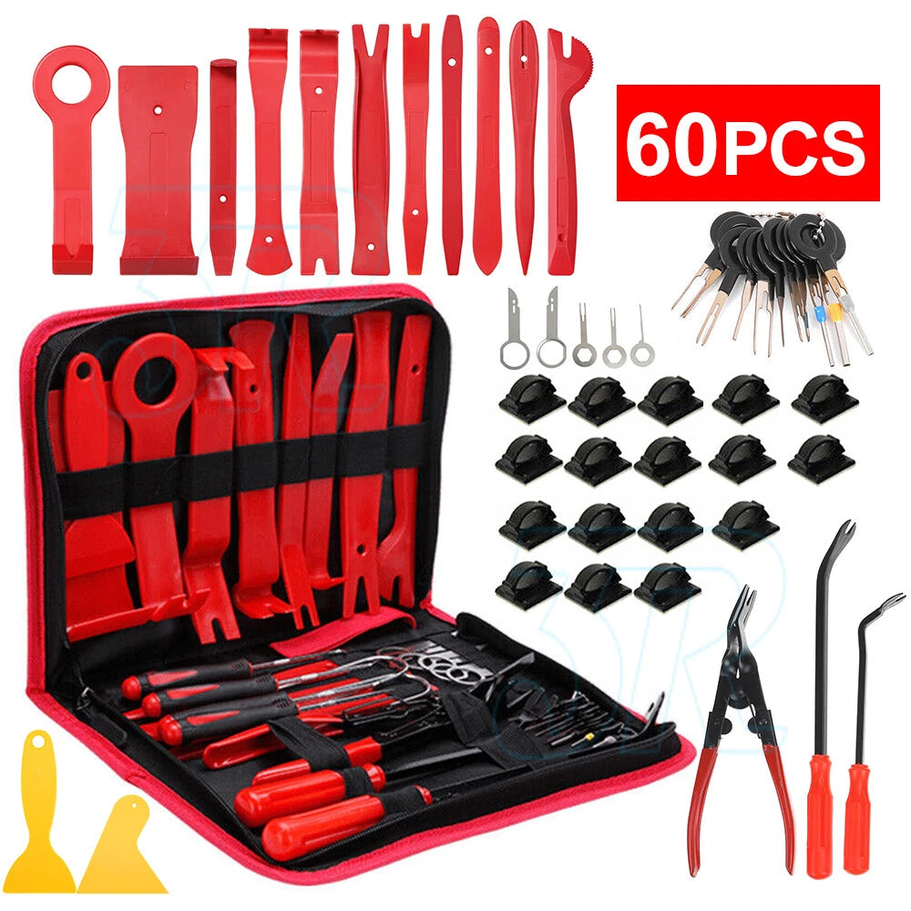 Car Trim Removal Tool Kit Auto Hand Tools Pry Bar Dash Panel Door Interior - view 11