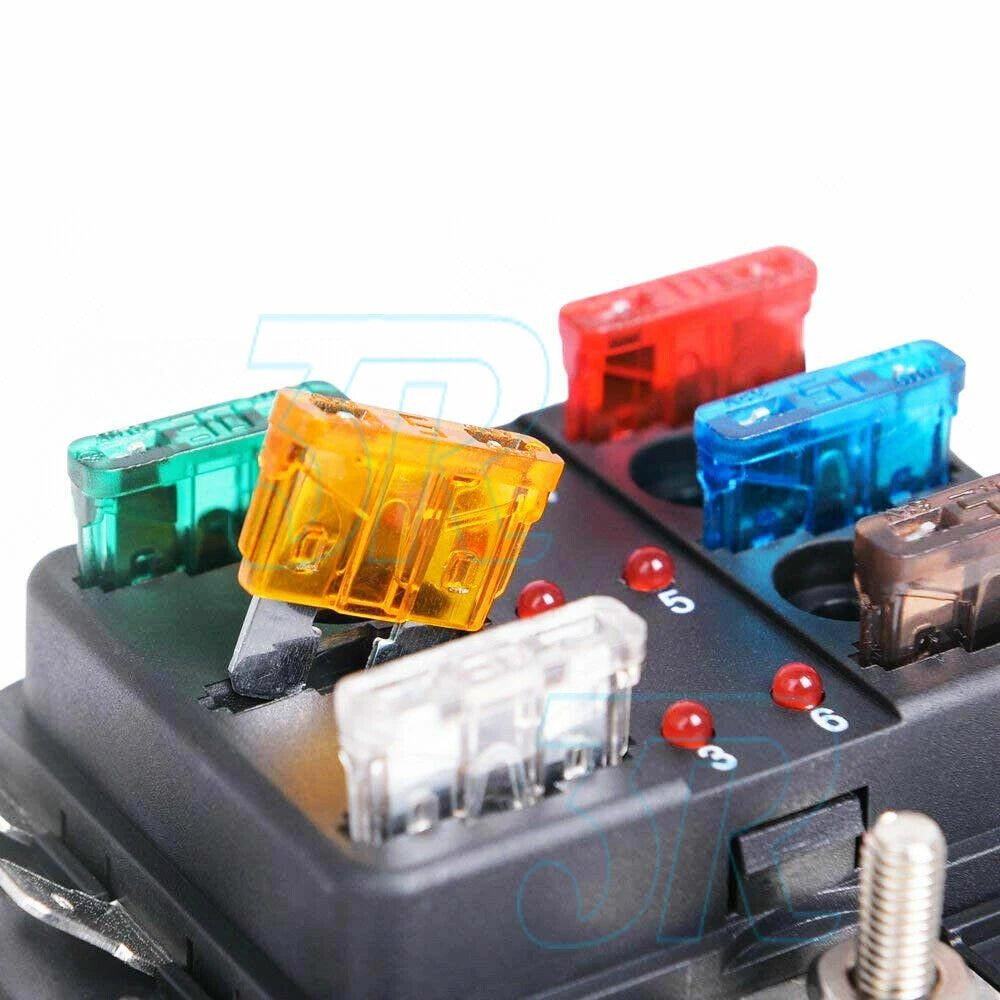 100x Standard Blade Auto Car Assorted Fuses Sets Assortment Kits 2A-35A W/ Box - view 4