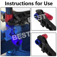 3AN-12AN Multitool Adjustable Aluminum Alloy Wrench Fitting Spanner Repair Tool - view 6