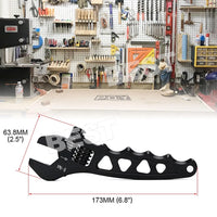 3AN-12AN Multitool Adjustable Aluminum Alloy Wrench Fitting Spanner Repair Tool - view 7