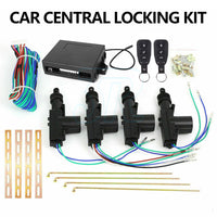 Remote Control Auto Car Keyless Entry Security System 4 Door Central Locking Kit - view 1