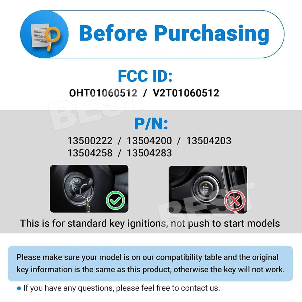 5 Buttons For Holden Commodore VF 2013-2017 Flip Remote Car Key Shell Case Fob - view 3