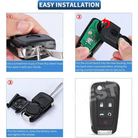 5 Buttons For Holden Commodore VF 2013-2017 Flip Remote Car Key Shell Case Fob - view 7