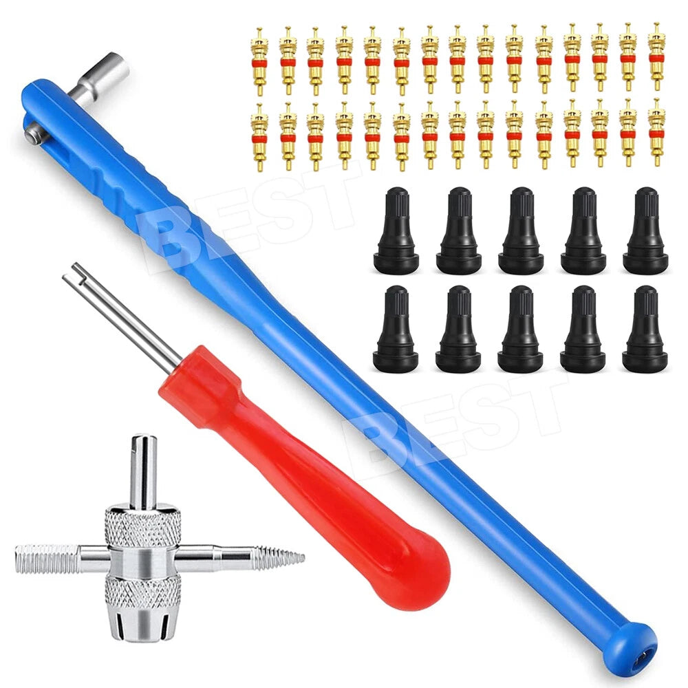 43pcs Car Tyre Valve Stem Puller base Quick Remover Tire Repair Installer Tool - view 1