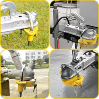 Trailer Parts Coupling Lock Universal Hitch Tow Ball 2 Keys Caravan Antitheft - view 9
