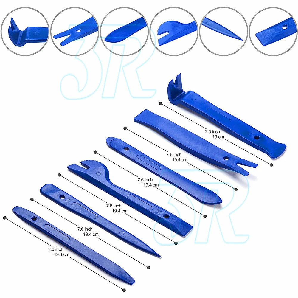 Car Trim Removal Tool Auto Hand Tools Pry Bar Dash Panel Door Interior Kit 12PCS - view 6