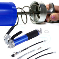 7000PSI Grease Gun Pressure Pistol Grip Dual Flow Flex Hose Industrial Quality - view 6