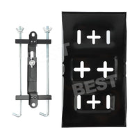 Universal Metal Car Battery Tray Adjustable Hold Down Clamp Bracket Kit Cycle - view 1