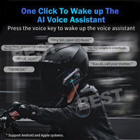 HiFi Bluetooth Motorcycle Helmet Headset Wireless call Motorbike Headphone - view 4