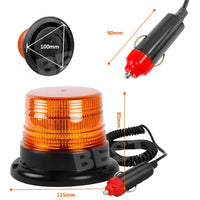 2PCS LED Beacon Flashing Lights Magnetic Strobe Emergency Warning Light Lamp 12V - view 8