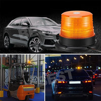 2PCS LED Beacon Flashing Lights Magnetic Strobe Emergency Warning Light Lamp 12V - view 9