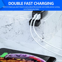 Dual USB Port Motorcycle Fast Charger Socket LED Voltmeter Display ON/OFF Switch - view 5