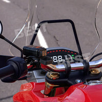Dual USB Port Motorcycle Fast Charger Socket LED Voltmeter Display ON/OFF Switch - view 10