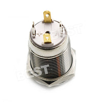 4X 12V 12mm Car Boat Push Button Metal Momentary Switch LED Light Waterproof - view 7