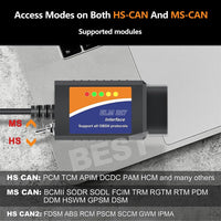 For Ford Forscan ELM327 USB Modified OBD2 Scanner MS-CAN HS-CAN Code Reader - view 4