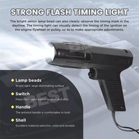 Auto Petrol Engine Ignition Inductive Timing Light Xenon Lamp Strobe Tester Gun - view 4