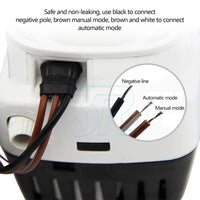 12V Boat Automatic Bilge Water Pump 750GPH Marine Submersible Float Switch - view 5