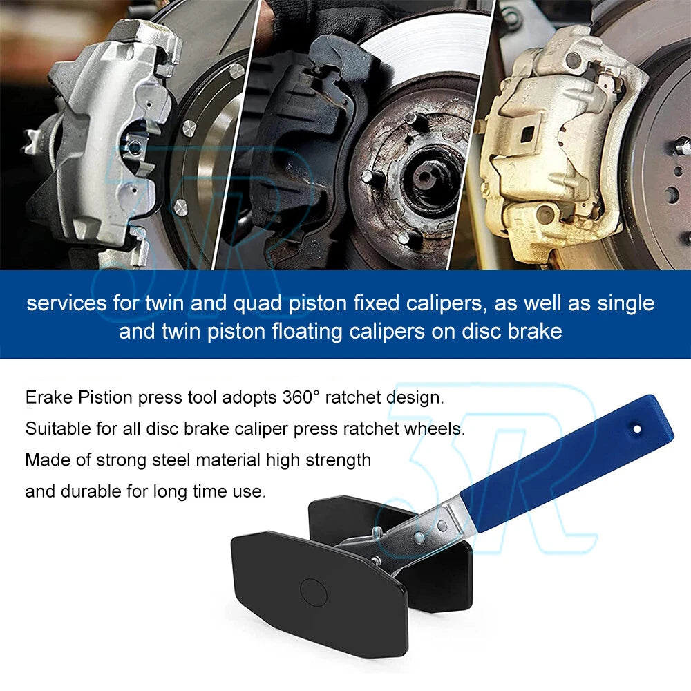 Ratchet Disc Brake Caliper Piston Spreader Separator Pad Press Install Tool - view 4