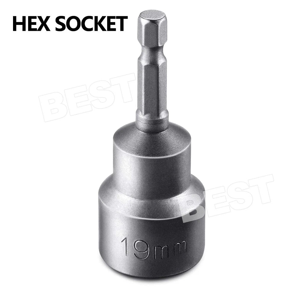 19 mm Caravan Leg Winder Magnetic Hexagon Socket Adaptor for Drill Impact Driver - view 1